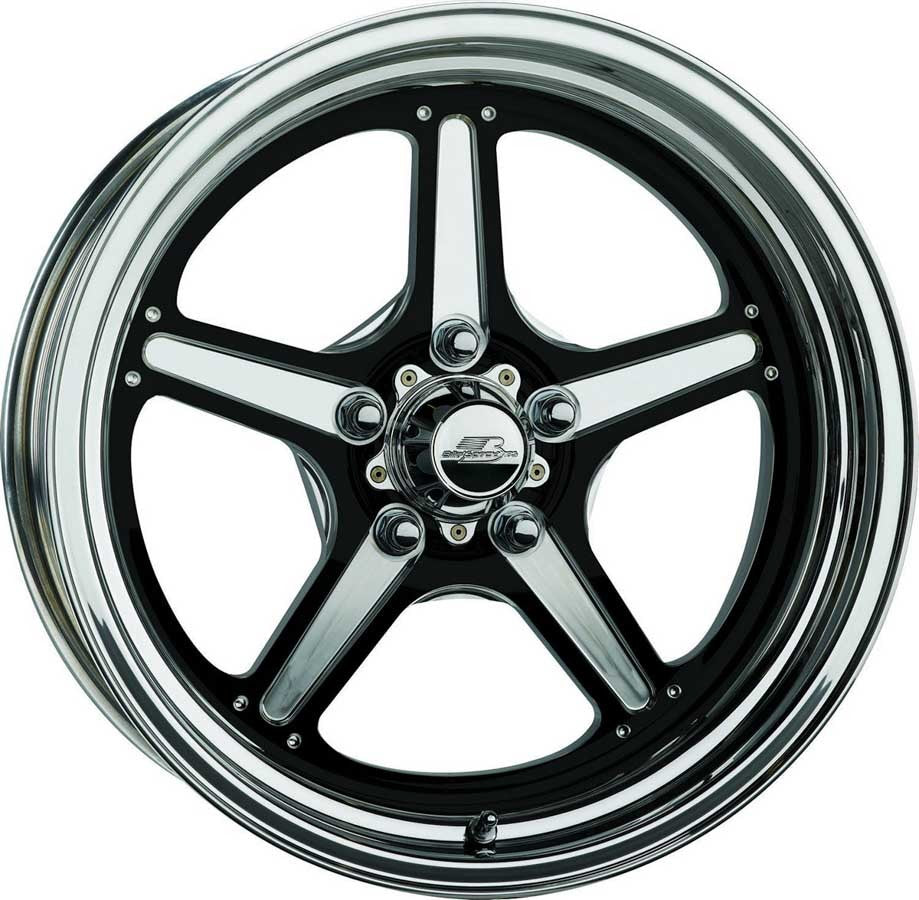 Street Lite Black Wheel 15x4 1.625in BS - BRS035406116N