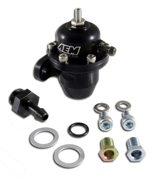 Adjustable Fuel Pressure Regulator Black  -  25-300BK