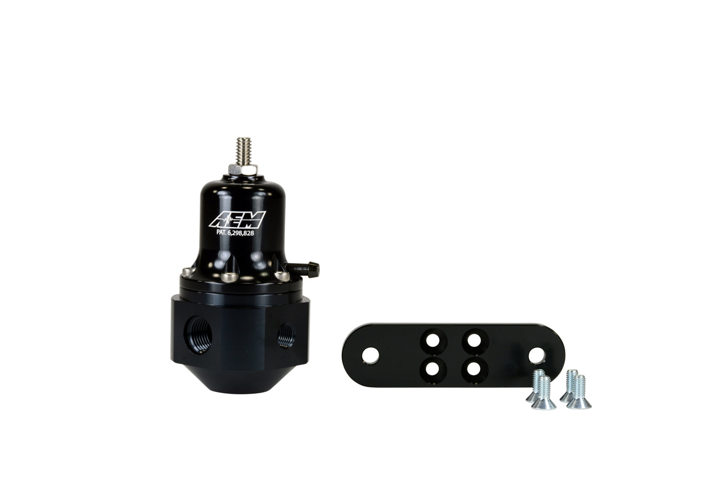 Universal Adjstable Fuel Pressure Regulator Black  -  25-302BK