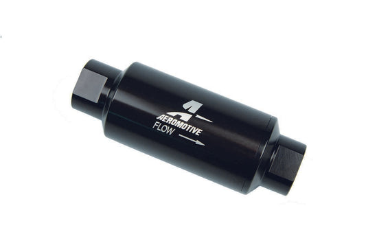 Inline Fuel Filter - 10 Micron- Black  -  12321