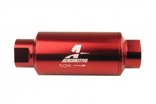 #10-ORB Fuel Filter Inline 10 Mircon Red  -  12340