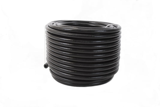 8an PTFE S/S Braided Hose 20ft Black Jacketed  -  15337