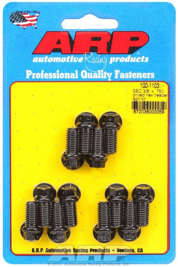 Header Bolt Kit - 6pt. 3/8 x .750 UHL (12)  -  100-1103