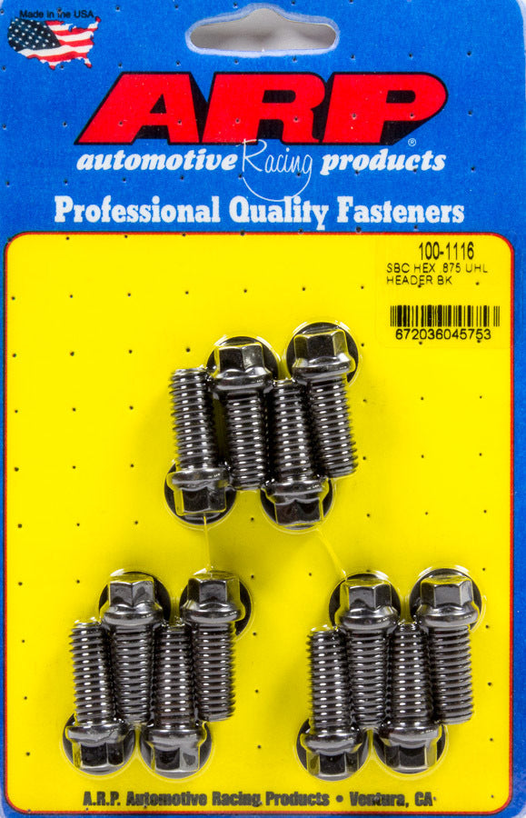 Header Bolt Kit - 6pt. 3/8 x .875 UHL (12)  -  100-1116