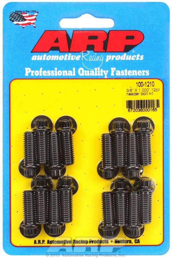 Header Bolt Kit - 12pt. 3/8 x 1.00 UHL (16)  -  100-1210