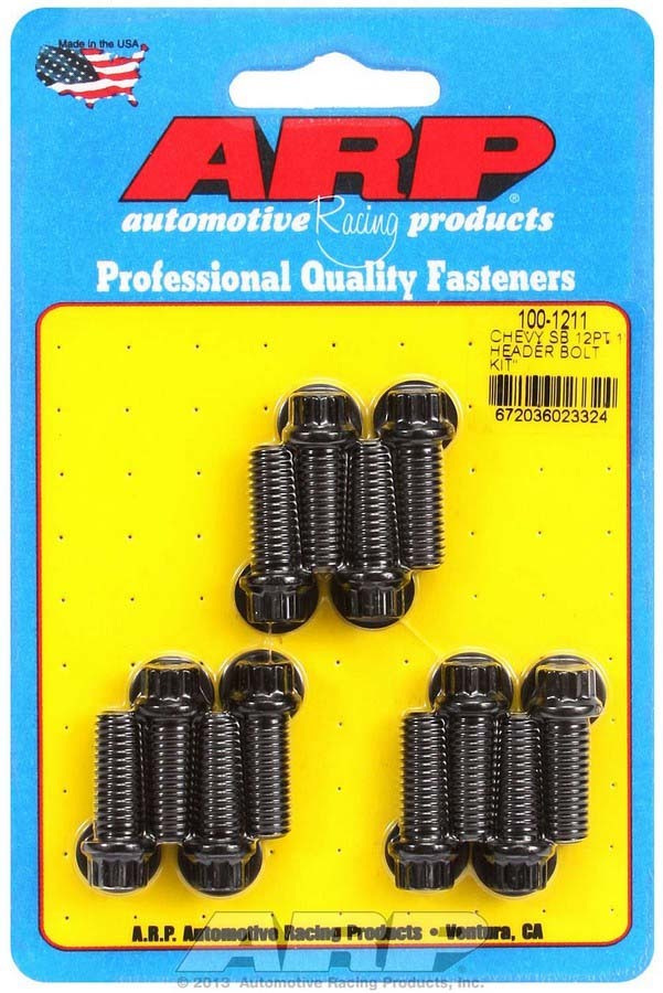 Header Bolt Kit - 12pt. 3/8 x 1.00 UHL (12)  -  100-1211