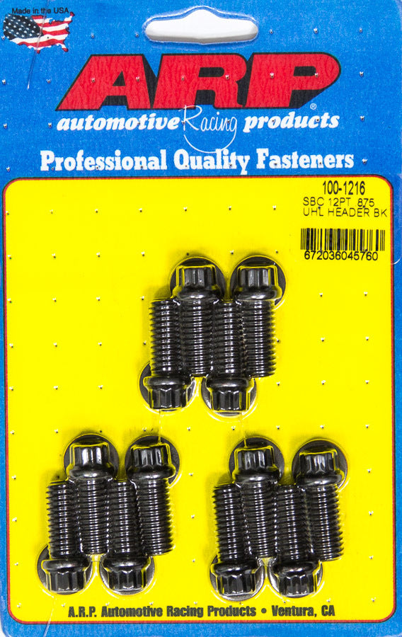 Header Bolt Kit - 12pt. 3/8 x .875 UHL (12)  -  100-1216