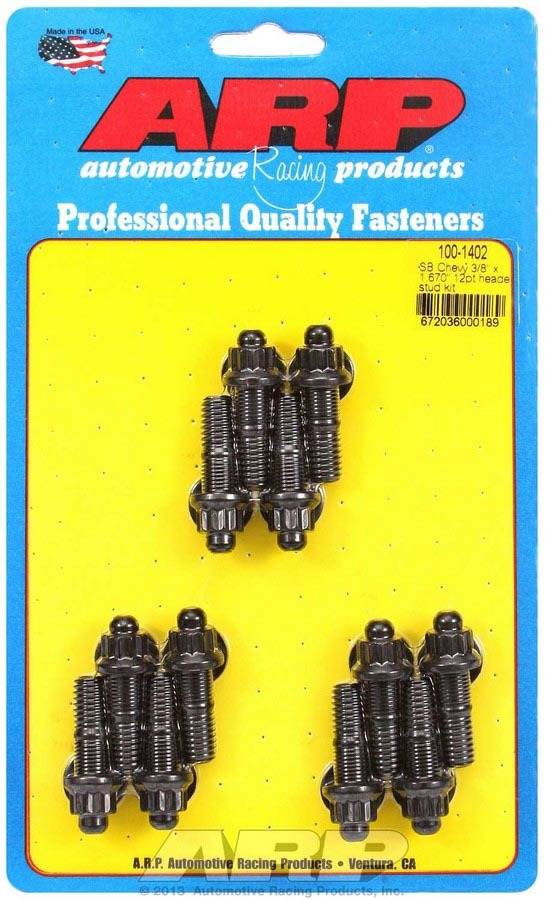 Header Stud Kit - 12pt. 3/8 x 1.670 OAL (12)  -  100-1402