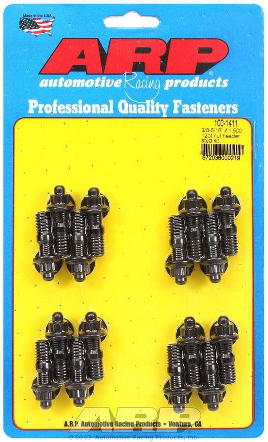 Header Stud Kit - 12pt. 3/8 x 1.500 OAL (16)  -  100-1411