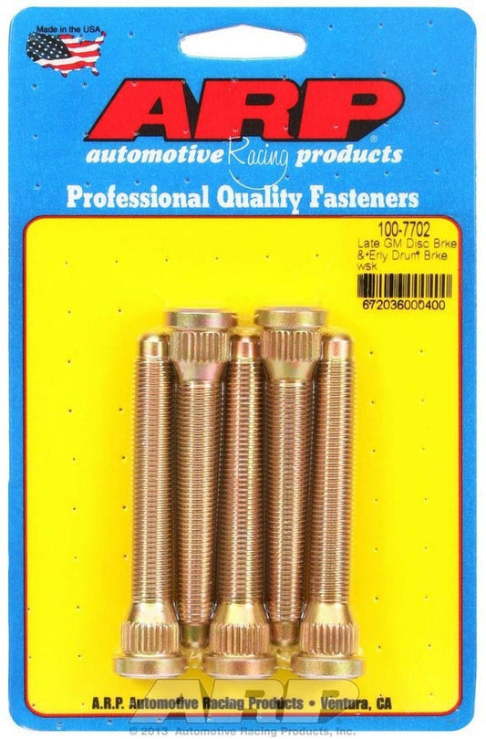 Wheel Stud Kit - 7/16-20 3.200/.580 Knurl (5)  -  100-7702