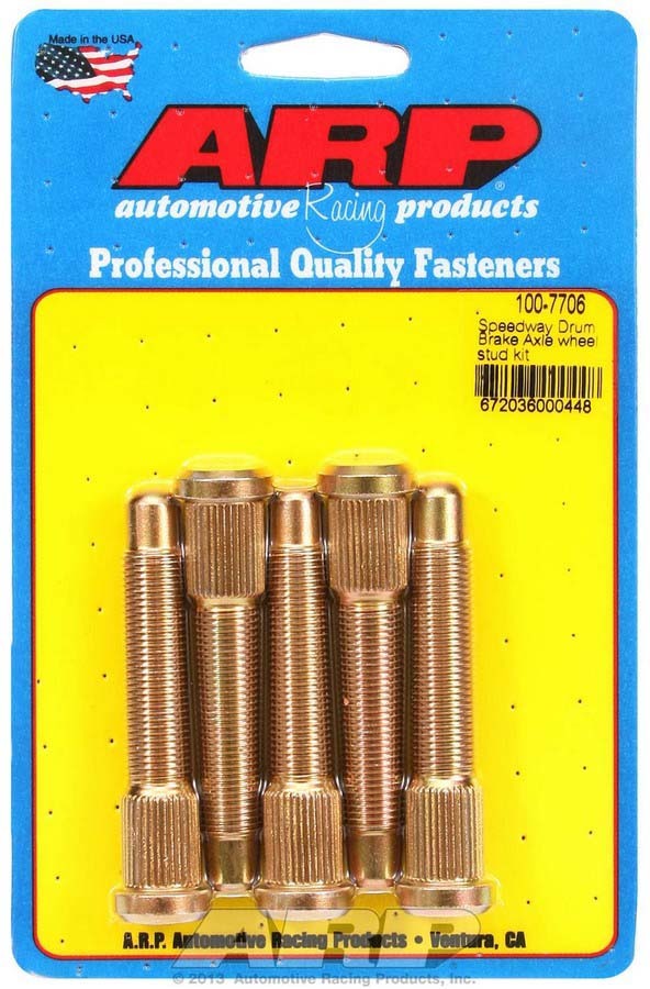 Wheel Stud Kit - 1/2-20 2.970/.568 Knurl (5)  -  100-7706