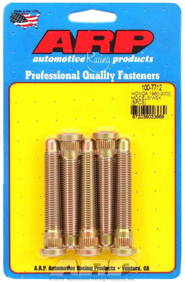 Wheel Stud Kit - M12x1.5 2.850/.485 Knurl  -  100-7712