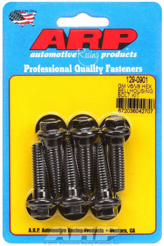 Bellhousing Bolt Kit - 6pt. GM V6/V8  -  129-0901