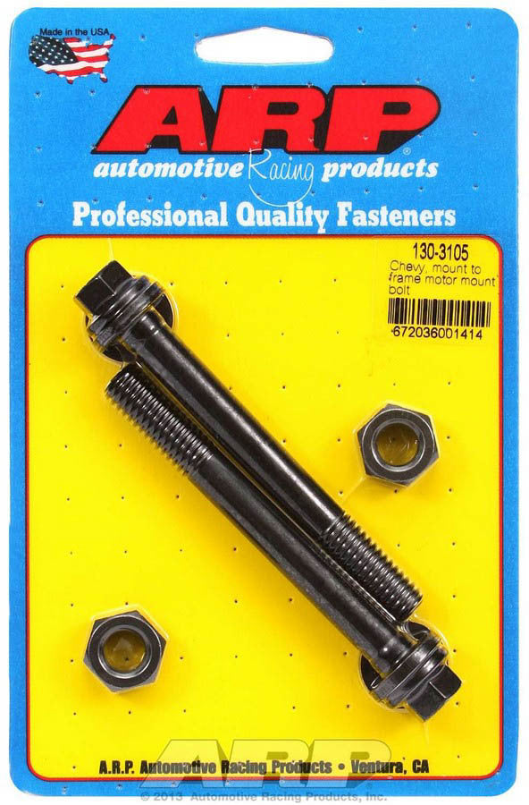 Chevy V8 Motor Mount to Frame Bolt Kit - 6pt.  -  130-3105