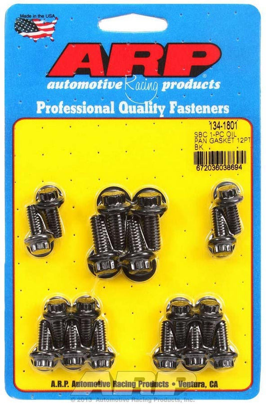 SBC Oil Pan Bolt Kit - 12pt.  -  134-1801