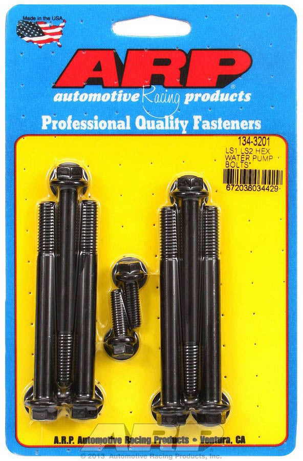 W/P & Thermostat Housing Bolt Kit - 6pt. LS1/LS2  -  134-3201