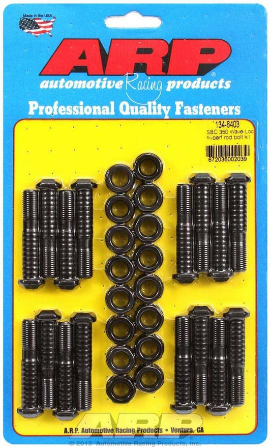 SBC Rod Bolt Kit - Fits 305/307/350 L/J Engines  -  134-6403