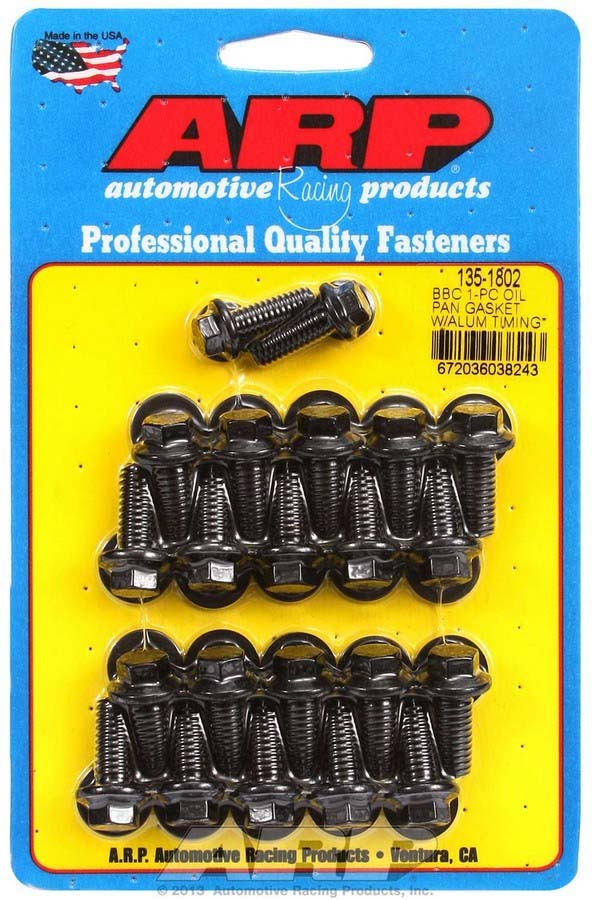 BBC Oil Pan Bolt Kit - 6pt.  -  135-1802
