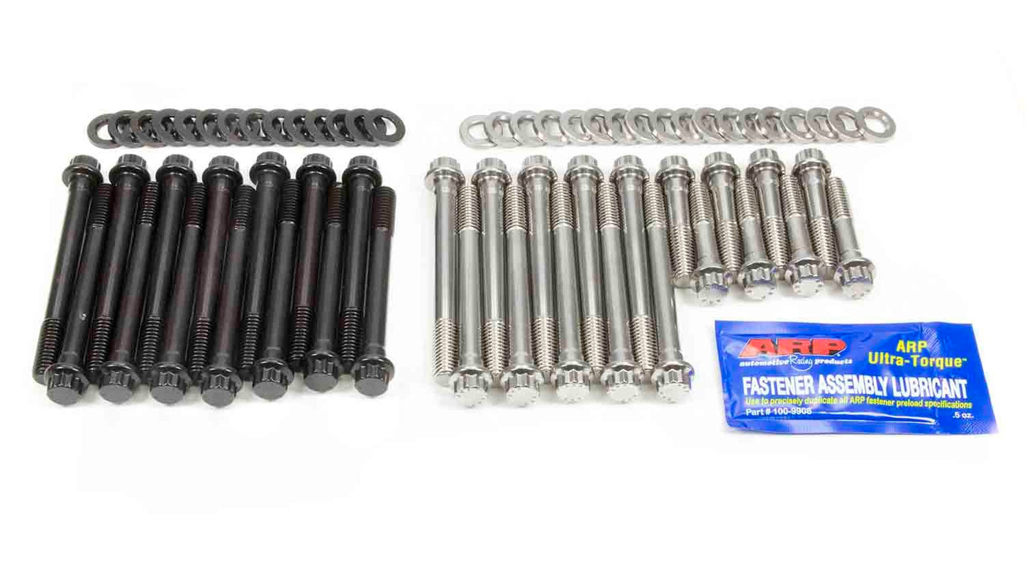 BBC Head Bolt Kit 12pt w/S.S.Outer Bolts  -  135-3704