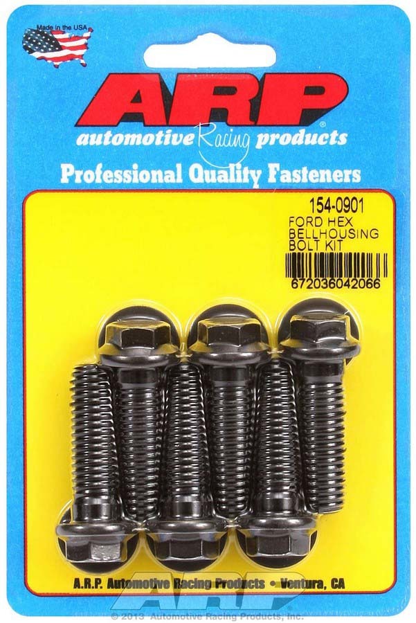 Bellhousing Bolt Kit - 6pt. Ford  -  154-0901