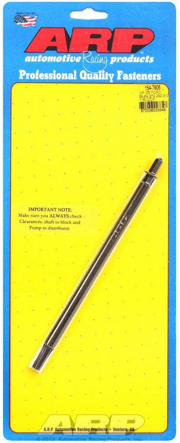 Oil Pump Driveshaft Ford Y-Block 55-64  -  154-7906