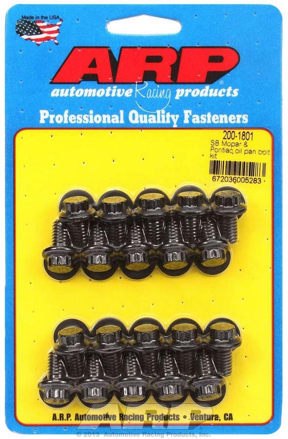 SBM Oil Pan Bolt Kit - 12pt.  -  200-1801