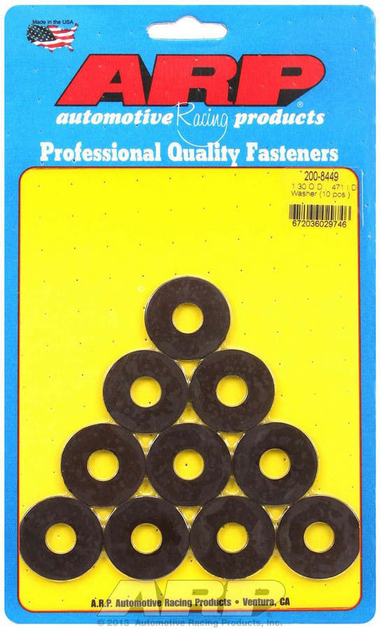 Black Washers - .471 ID x 1.300 OD (10)  -  200-8449