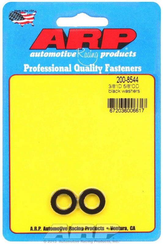 Black Washers - 3/8 ID x 5/8 OD (2)  -  200-8544