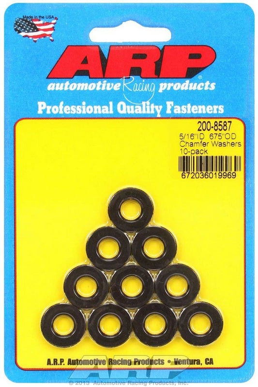 Black Washers - 5/16 ID x .675 OD (10)  -  200-8587