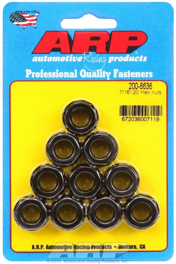 Hex Nuts - 7/16-20 (10)  -  200-8636