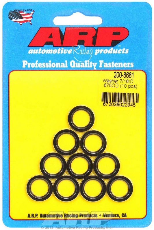 Conn. Rod Washers - 7/16 ID x .675 OD Chamfer(10)  -  200-8681