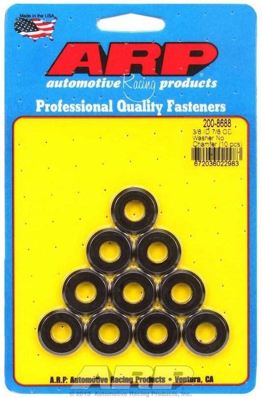 Black Washers - 3/8 ID x 7/8 OD (10)  -  200-8688