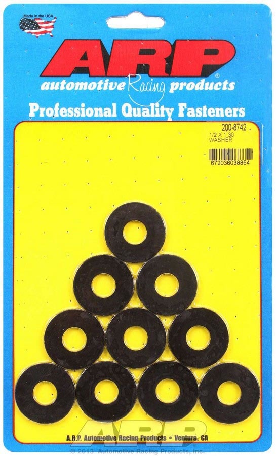 Black Washer - 1/2 ID x 1.300 OD (10pk)  -  200-8742