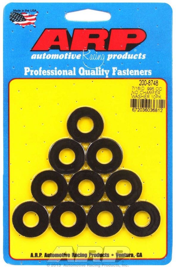 Black Washers - 7/16 ID x .995 OD (10)  -  200-8748