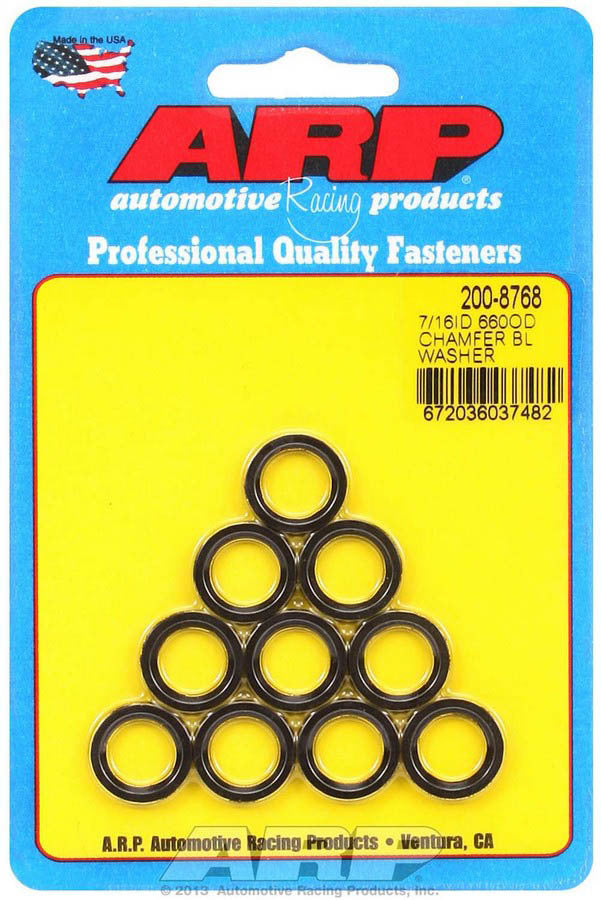 Black Washers - 7/16 ID x .660 OD (10)  -  200-8768