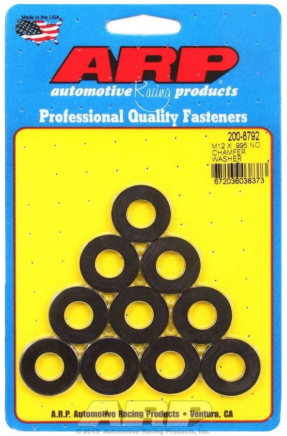 12mm Washers 10pk .995 OD Non-Chamfer  -  200-8792