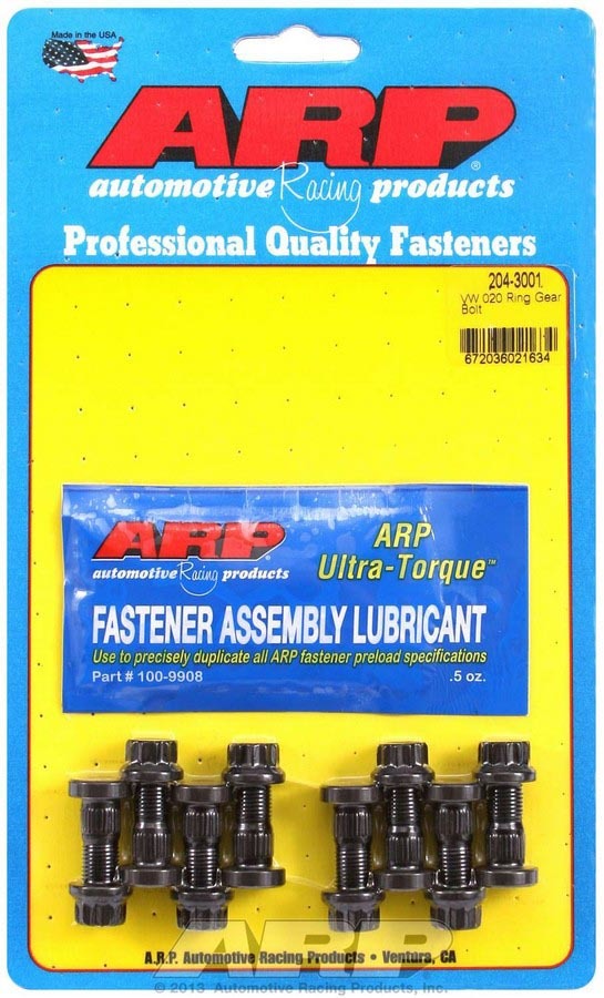 Ring Gear Bolt Kit 12pt 9mm x 1.0 x 1.200 VW 020  -  204-3001