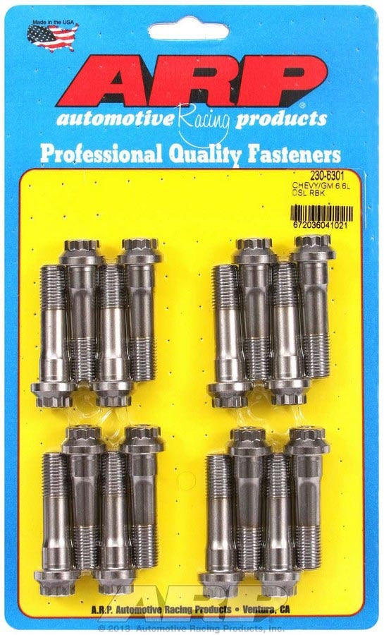 GM Rod Bolt Kit - Fits 6.6L Duramax  -  230-6301