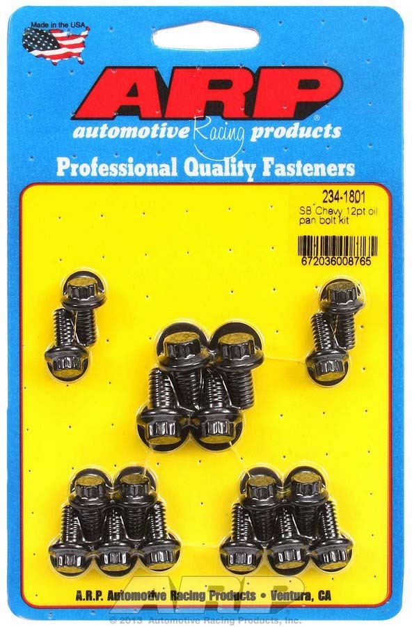 SBC Oil Pan Bolt Kit  -  234-1801