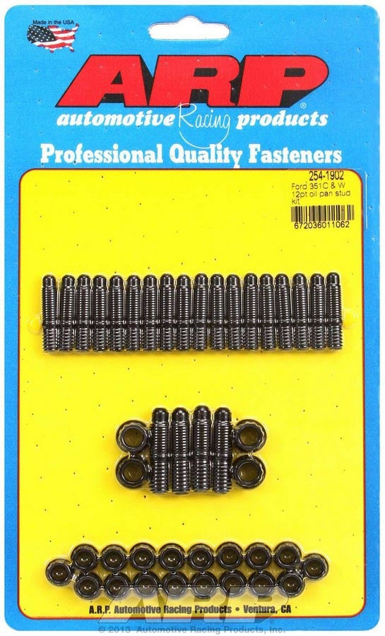 SBF Oil Pan Stud Kit 12pt 302/351W Late Model  -  254-1902