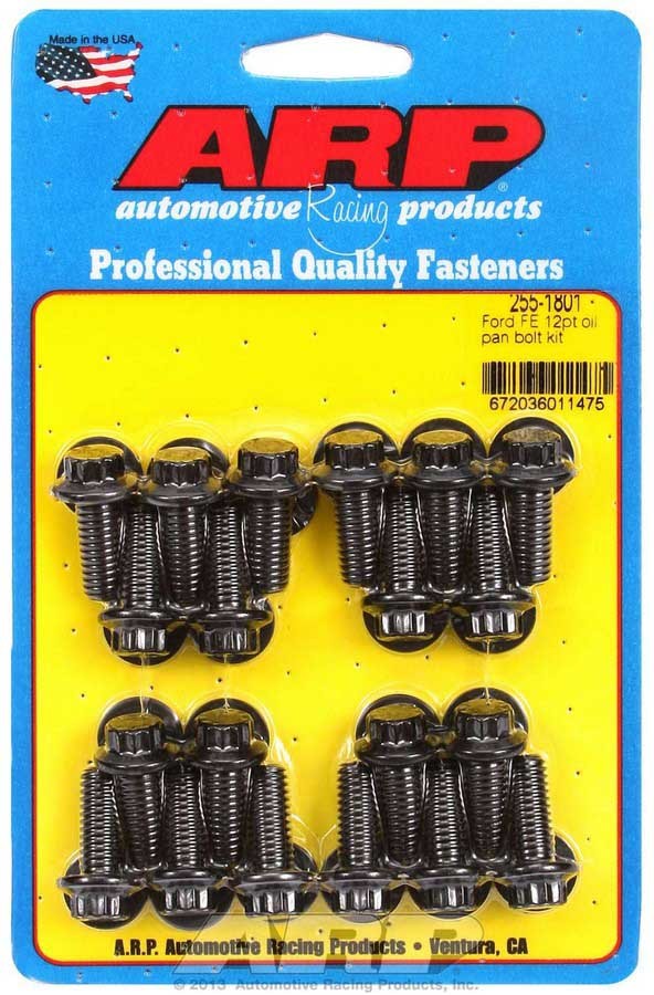 Oil Pan Bolt Kit - 12pt. Ford FE  -  255-1801