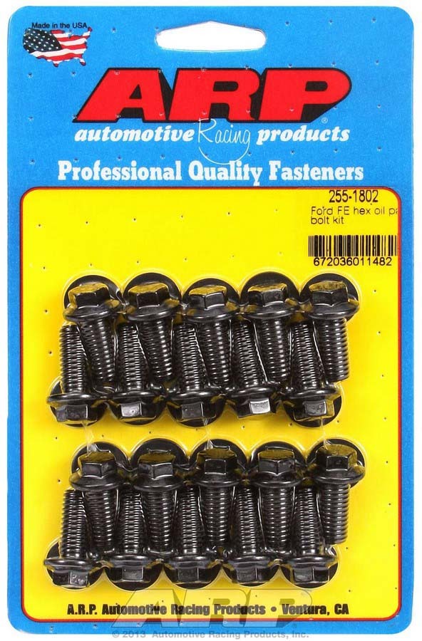 Oil Pan Bolt Kit - 6pt. Ford FE  -  255-1802