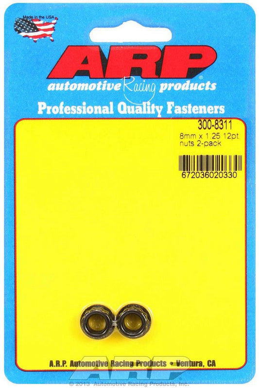 8mm x 1.25 12pt. Nuts (2)  -  300-8311