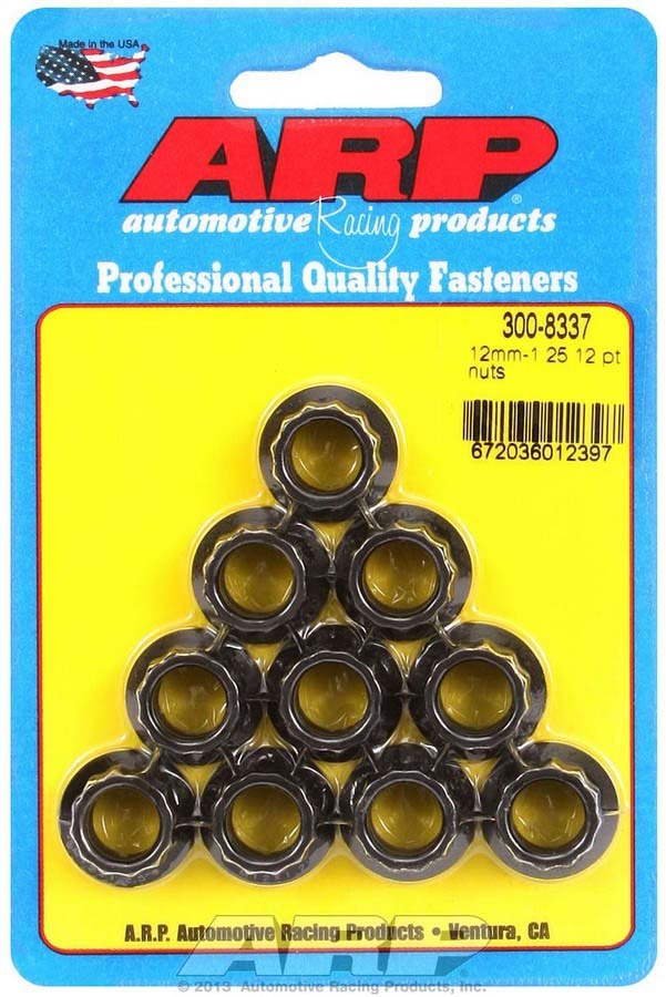 12mm x 1.25 12pt. Nuts (10)  -  300-8337