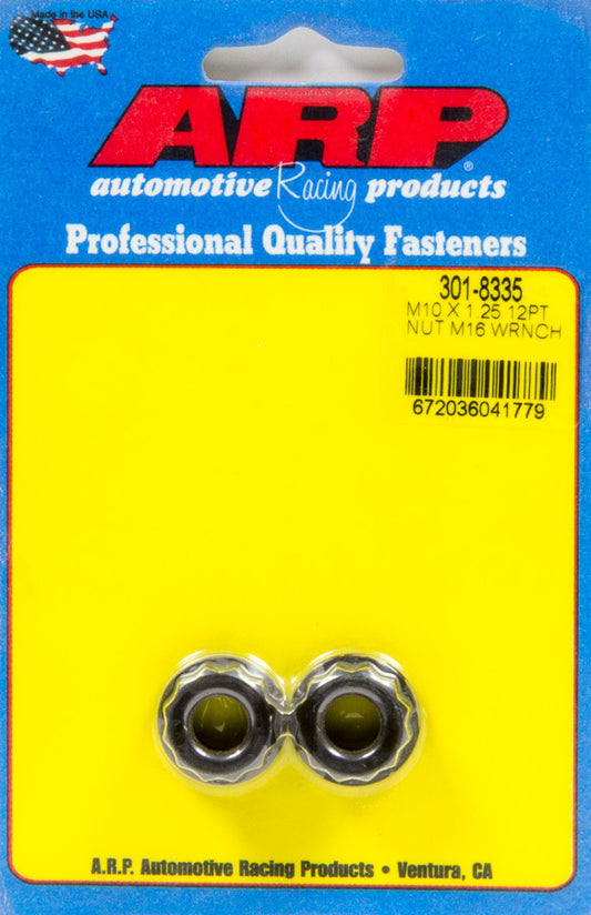 10mm x 1.25 12pt Nuts (2pk)  -  301-8335