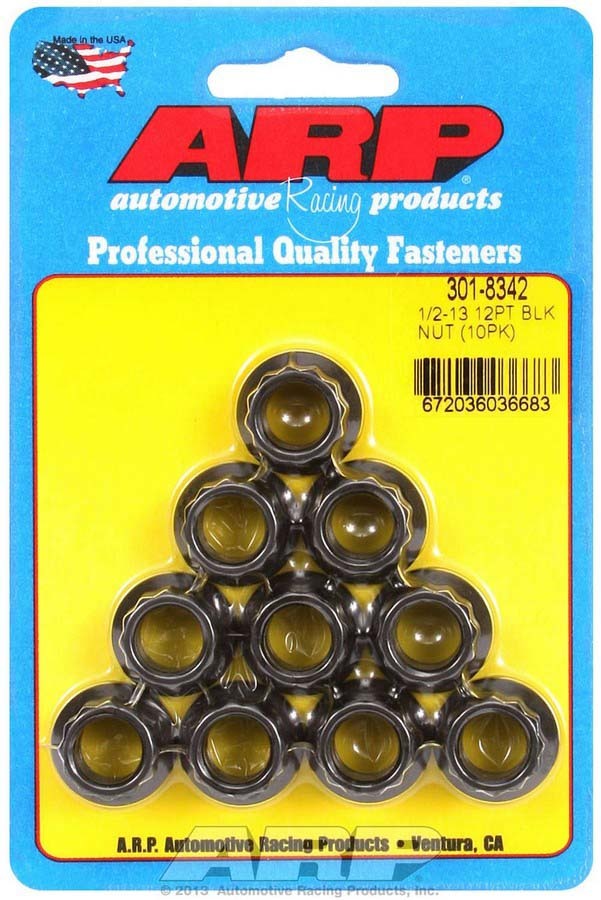 1/2-13 12pt Nut Kit 10pk  -  301-8342