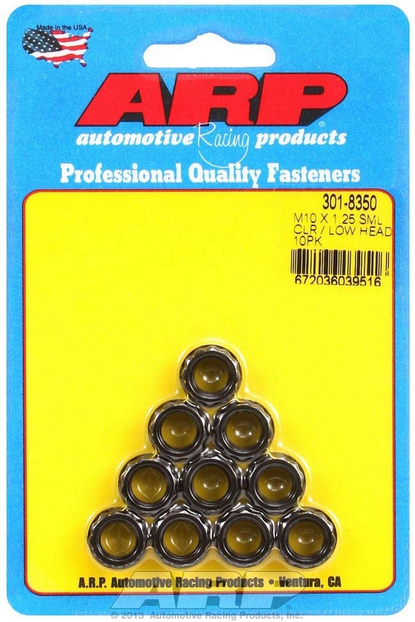 10mm x 1.25 12pt Nuts 10pk  -  301-8350