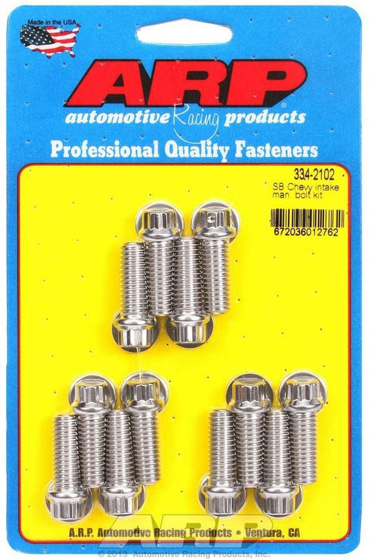 SBC Intake Bolt Kit  -  334-2102