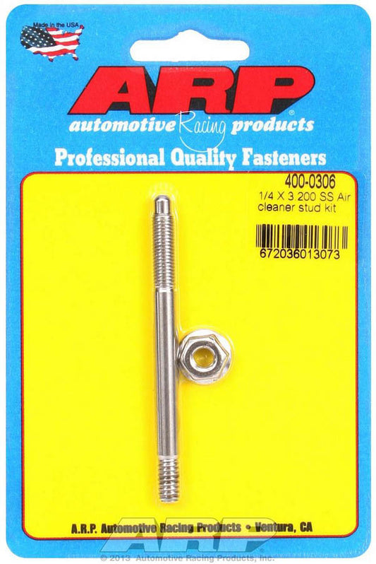 Air Cleaner Stud Kit - 1/4 x 3.200 S/S  -  400-0306