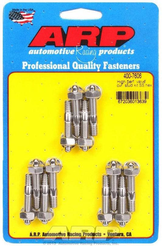 S/S Valve Cover Stud Kit 6pt. (12)  -  400-7606